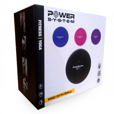 Мяч для фитнеса и гимнастики POWER SYSTEM PS-4018 85 cm Purple Мяч для фитнеса и гимнастики POWER SYSTEM PS-4018 85 cm Purple