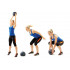 Мяч SlamBall для кросфита и фитнеса Power System PS-4114 3кг рифленый Мяч SlamBall для кросфита и фитнеса Power System PS-4114 3кг рифленый