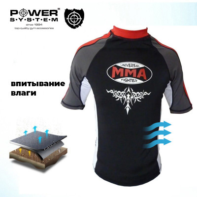 Рашгард Power System 004 Scorpio M Red/Black Рашгард Power System 004 Scorpio M Red/Black