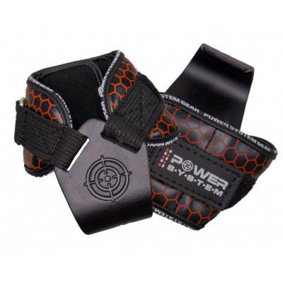 Крюки для тяги на запястья Power System Hooks V2 PS-3360 Black/Red L Крюки для тяги на запястья Power System Hooks V2 PS-3360 Black/Red L