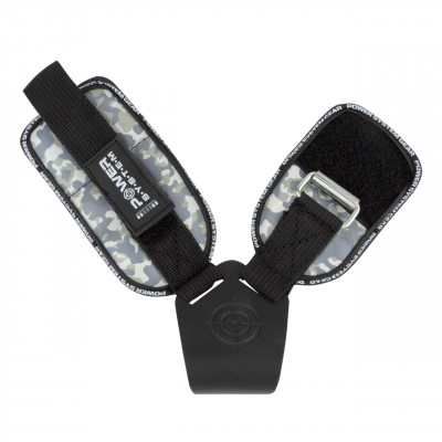Крюки для тяги на запястья Power System Hooks Camo PS-3370 Black/Grey XL Крюки для тяги на запястья Power System Hooks Camo PS-3370 Black/Grey XL