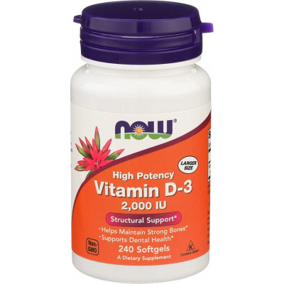 Витамины и минералы Now D3 2000 IU (240 cap) Витамины и минералы Now D3 2000 IU (240 cap)
