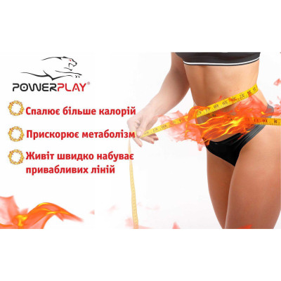 Пояс для схуднення PowerPlay 4301 (150*30) Чорний Пояс для схуднення PowerPlay 4301 (150*30) Чорний
