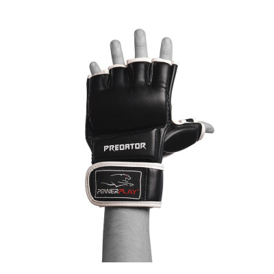 Рукавички для MMA PowerPlay 3056 Чорні XL Рукавички для MMA PowerPlay 3056 Чорні XL