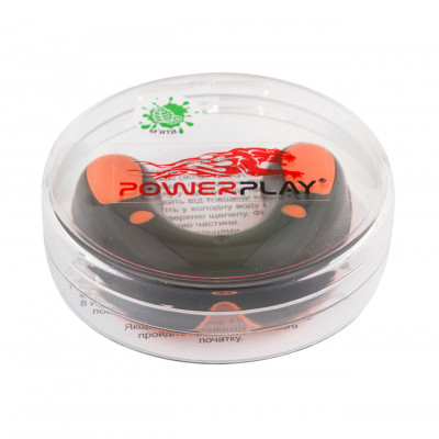 Капа боксерська PowerPlay 3315 SR Оранжево-Чорна MINT Капа боксерська PowerPlay 3315 SR Оранжево-Чорна MINT