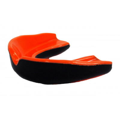 Капа боксерська PowerPlay 3315 SR Оранжево-Чорна MINT Капа боксерська PowerPlay 3315 SR Оранжево-Чорна MINT
