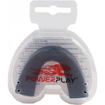 Капа боксерська PowerPlay 3308 JR Чорна Капа боксерська PowerPlay 3308 JR Чорна