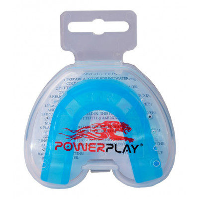 Капа боксерська PowerPlay 3307 SR Синя Капа боксерська PowerPlay 3307 SR Синя