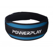 Пояс для важкої атлетики PowerPlay 5545 Синьо-Чорній (Неопрен) XL