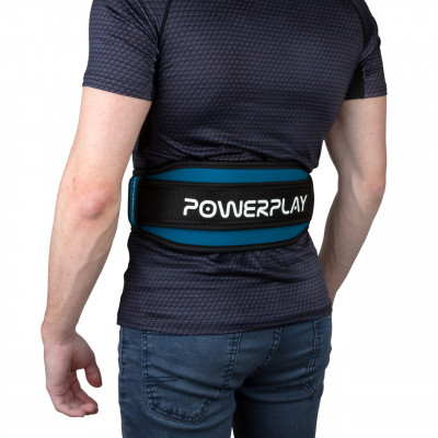 Пояс для важкої атлетики PowerPlay 5545 Синьо-Чорній (Неопрен) XL Пояс для важкої атлетики PowerPlay 5545 Синьо-Чорній (Неопрен) XL