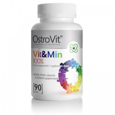 Витамины и минералы Ostrovit 100% Vit&Min (90 tabs) Витамины и минералы Ostrovit 100% Vit&Min (90 tabs)