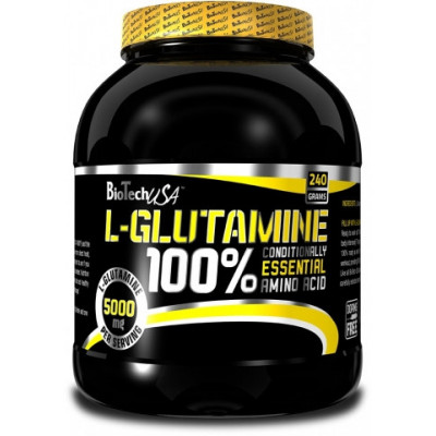 Глютамин BioTech 100% L-Glutamine (240 g) Глютамин BioTech 100% L-Glutamine (240 g)