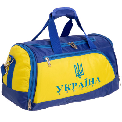 Сумка для спортзала Украина SP-Sport синий-желтый Сумка для спортзала Украина SP-Sport синий-желтый