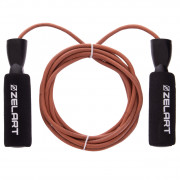 Скакалка кожаная Zelart  2,75м коричневый