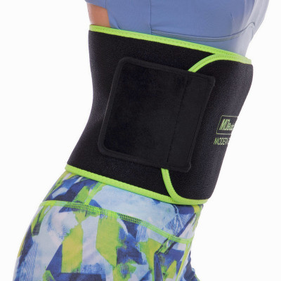 Пояс для похудения SWEATY BELT Zelart ширина-20см черный-салатовый Пояс для похудения SWEATY BELT Zelart ширина-20см черный-салатовый