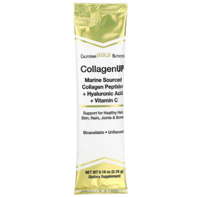 Для Суставов и Связок Морской коллаген-пептид California GOLD Nutrition "CollagenUP" 1 и 3 тип с гиалуроновой Для Суставов и Связок Морской коллаген-пептид California GOLD Nutrition "CollagenUP" 1 и 3 тип с гиалуроновой