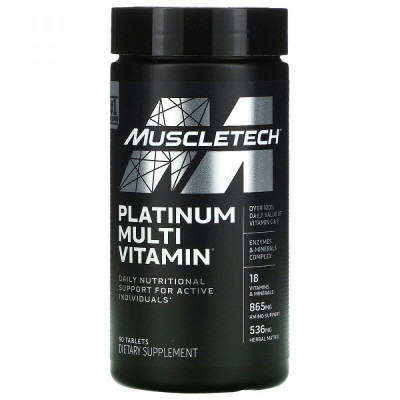 Витамины и минералы MuscleTech Platinum Multivitamin (90 caps) Витамины и минералы MuscleTech Platinum Multivitamin (90 caps)