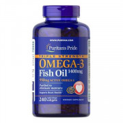 Витамины и минералы Puritan's Pride Omega-3 Fish Oil 1400 mg (240 softgels)