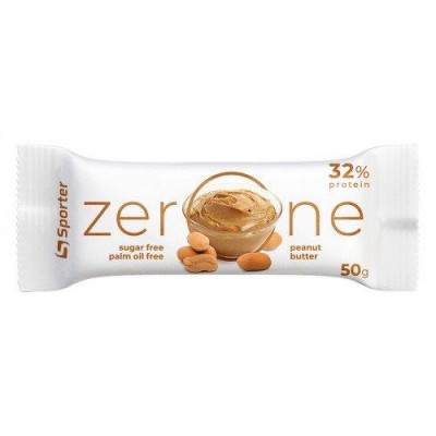Протеиновый батончики SPORTER ZERO ONE(Арахисовая паста 50g) Протеиновый батончики SPORTER ZERO ONE(Арахисовая паста 50g)