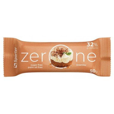 Протеиновый батончики SPORTER ZERO ONE(Тірамісу 50g) Протеиновый батончики SPORTER ZERO ONE(Тірамісу 50g)