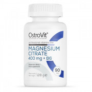 Витамины и Минералы OstroVit Magnesium Citrate 400 mg + B6 90 таблеток, цитрат магния и витамин В6