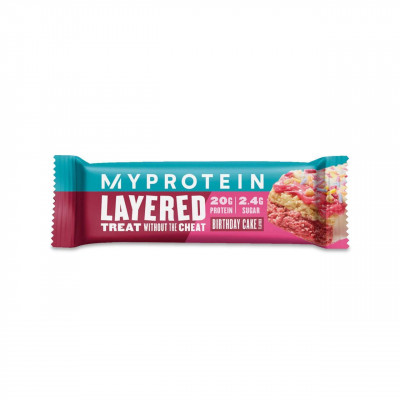 Протеиновый батончики myprotein retail layered protein bar birthday cake (60 g) Протеиновый батончики myprotein retail layered protein bar birthday cake (60 g)