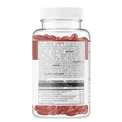 Жиросжигатель OstroVit CLA + GREEN TEA + L-CARNITINE 90 tabs Жиросжигатель OstroVit CLA + GREEN TEA + L-CARNITINE 90 tabs