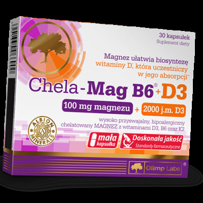 Витамины и Минералы Chela-Mag B6 + D3 (30 caps) Витамины и Минералы Chela-Mag B6 + D3 (30 caps)