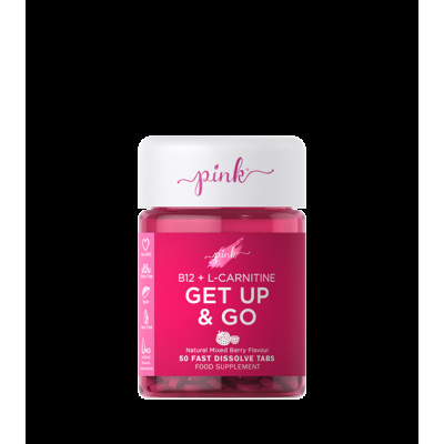 Жироспалюва Pink get up & go B12 + L-Carnitine 50 tablets Жироспалюва Pink get up & go B12 + L-Carnitine 50 tablets