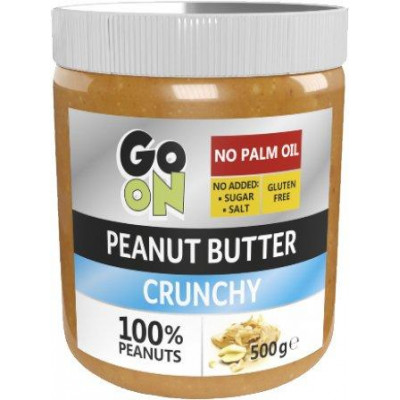Арахисовая паста Go On Peanut Butter Crunchy 100% (500 g) Арахисовая паста Go On Peanut Butter Crunchy 100% (500 g)