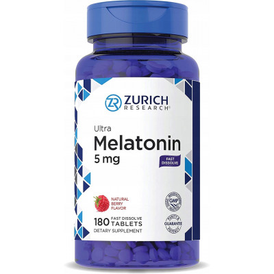 Мелатонин Max Strength Melatonin 5 mg Berry Flavor (180 Tab) Мелатонин Max Strength Melatonin 5 mg Berry Flavor (180 Tab)