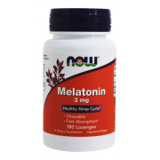 Мелатонін NOW Melatonin 3 мг веганські капсули (180 caps)
