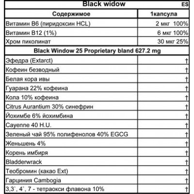Жиросжигатель Cloma Pharma Black Spider (100 caps) Жиросжигатель Cloma Pharma Black Spider (100 caps)