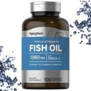 Витамины и минералы Piping Rock Tripl Strength Fish Oil 1360 мг (100caps)