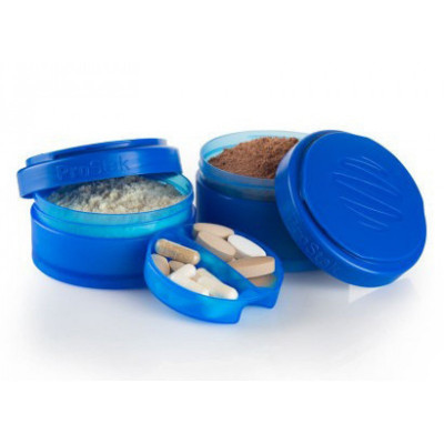Шейкер спортивный BlenderBottle ProStak 650ml с 2-мя контейнерами Cyan (ORIGINAL) Шейкер спортивный BlenderBottle ProStak 650ml с 2-мя контейнерами Cyan (ORIGINAL)