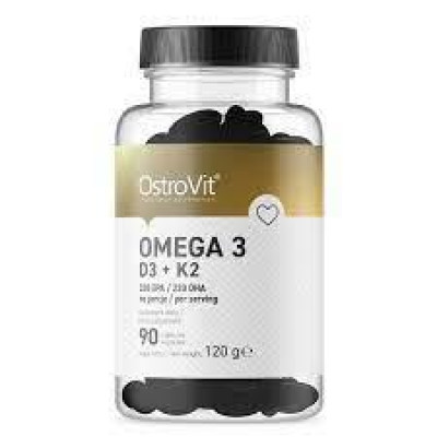 Витамины и минералы Ostrovit Omega 3 D3+K2 (90caps) Витамины и минералы Ostrovit Omega 3 D3+K2 (90caps)