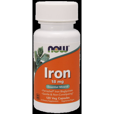 Витамины и минералы NOW Iron 18 mg (120 caps) Витамины и минералы NOW Iron 18 mg (120 caps)