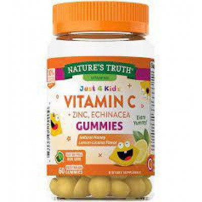 Вітаміни і мінерали Kids Vitamin C + Zinc Echinacea Gummies (60 Vegetarian Gummies) Вітаміни і мінерали Kids Vitamin C + Zinc Echinacea Gummies (60 Vegetarian Gummies)
