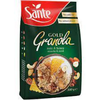 Гранола Sante Granola Fit (300 g) з горіхами та медом Гранола Sante Granola Fit (300 g) з горіхами та медом