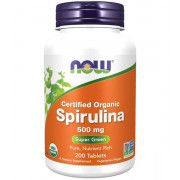 Витамины и минералы  Spirulina Now Foods (500 mg) (100 tab)