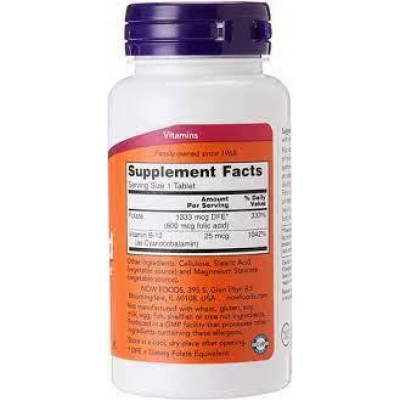 Витамины и минералы Вітаміни NOW Folic Acid B12 (250 tab) Витамины и минералы Вітаміни NOW Folic Acid B12 (250 tab)