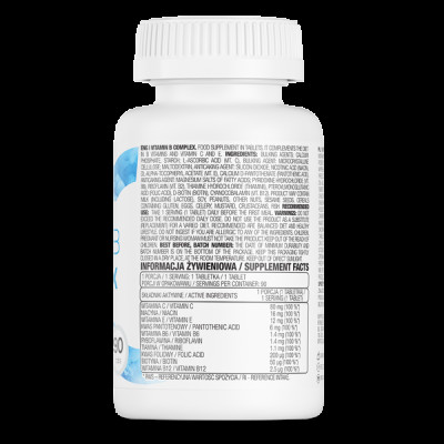 Витамины и минералы OstroVit Vitamin B Complex (90 tab) Витамины и минералы OstroVit Vitamin B Complex (90 tab)