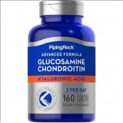 Суставы и сухожилия Piping Rock Advanced Glucosamine Chondroitin Hyaluronic Acid (160 Caplets)
