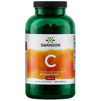 Витамин Swanson С Vitamin C with Rose Hips 1000 mg (250 caps) Витамин Swanson С Vitamin C with Rose Hips 1000 mg (250 caps)