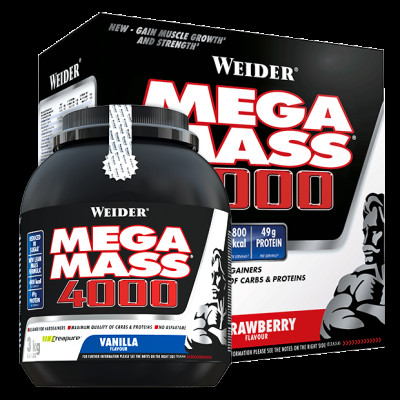 Гейнер Weider Mega Mass 4000 (7000g) Гейнер Weider Mega Mass 4000 (7000g)
