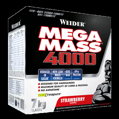 Гейнер Weider Mega Mass 4000 (7000g) Гейнер Weider Mega Mass 4000 (7000g)
