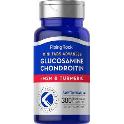 Суставы и сухожилия Piping Rock Glucosamine Chondroitin MSM Plus Turmeric (300 tab) Суставы и сухожилия Piping Rock Glucosamine Chondroitin MSM Plus Turmeric (300 tab)