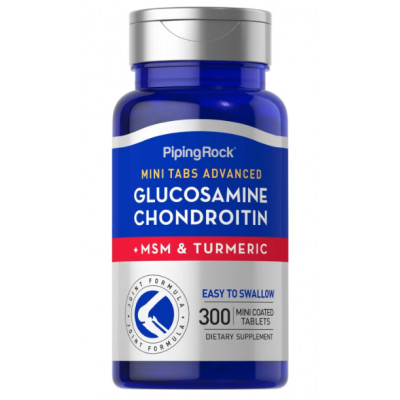 Суставы и сухожилия Piping Rock Glucosamine Chondroitin MSM Plus Turmeric (300 tab) Суставы и сухожилия Piping Rock Glucosamine Chondroitin MSM Plus Turmeric (300 tab)