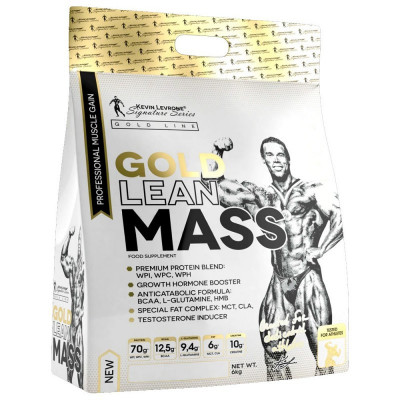Гейнеры Kevin Levrone Gold Lean Mass 35% білка (6 kg) Гейнеры Kevin Levrone Gold Lean Mass 35% білка (6 kg)