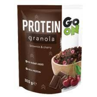 Гранола Go On Nutrition Protein Granola Brownie Cherry (300 g) Гранола Go On Nutrition Protein Granola Brownie Cherry (300 g)